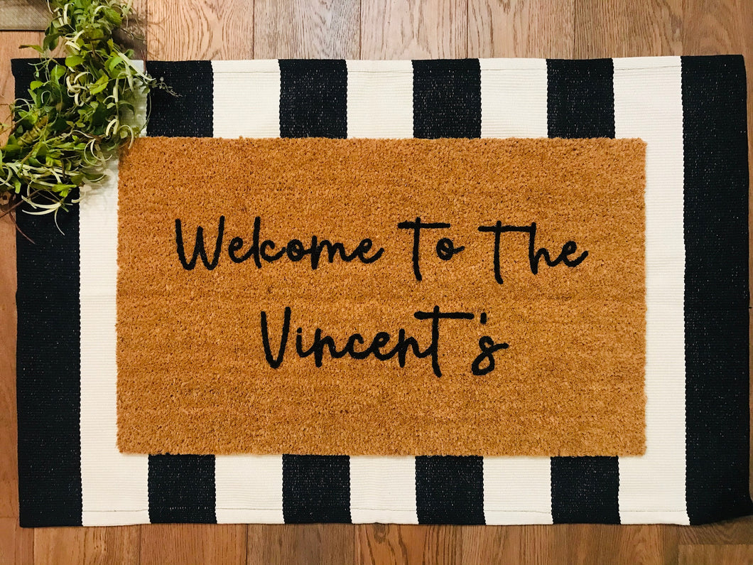 Welcome to the + Last name