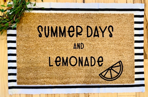 Summer Days and Lemonade
