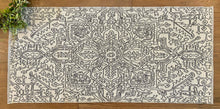 Load image into Gallery viewer, Grey design runner rug - 24x51
